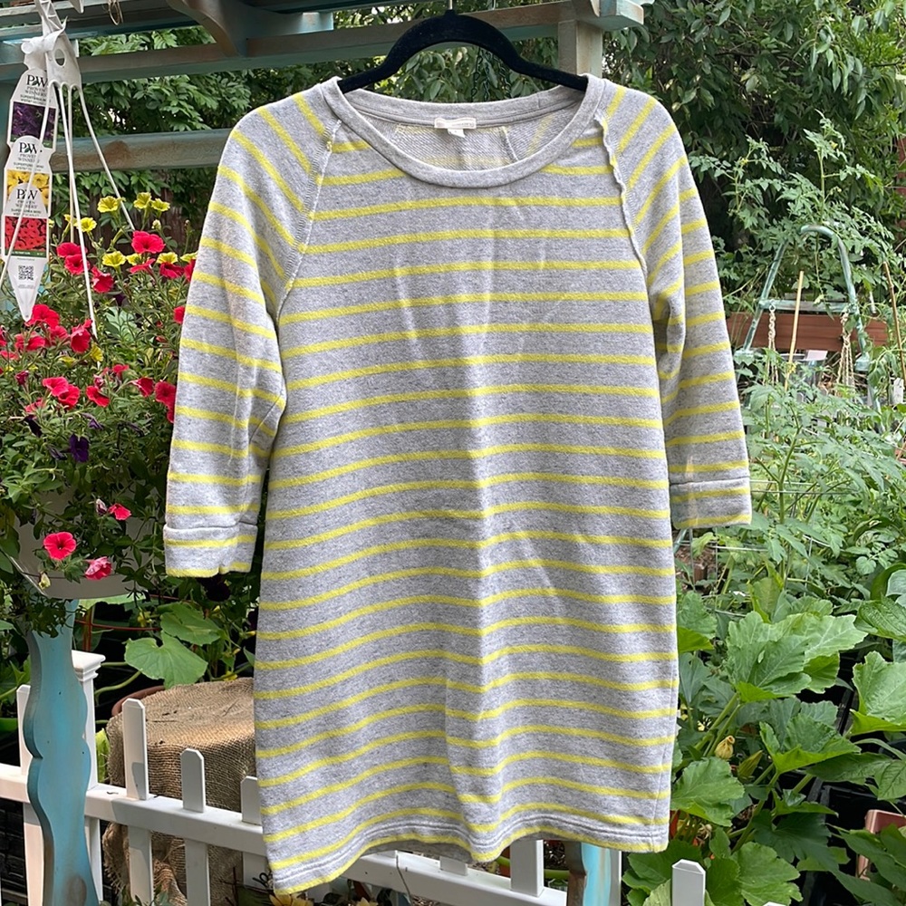 Gap striped sweatshirt dress | size S